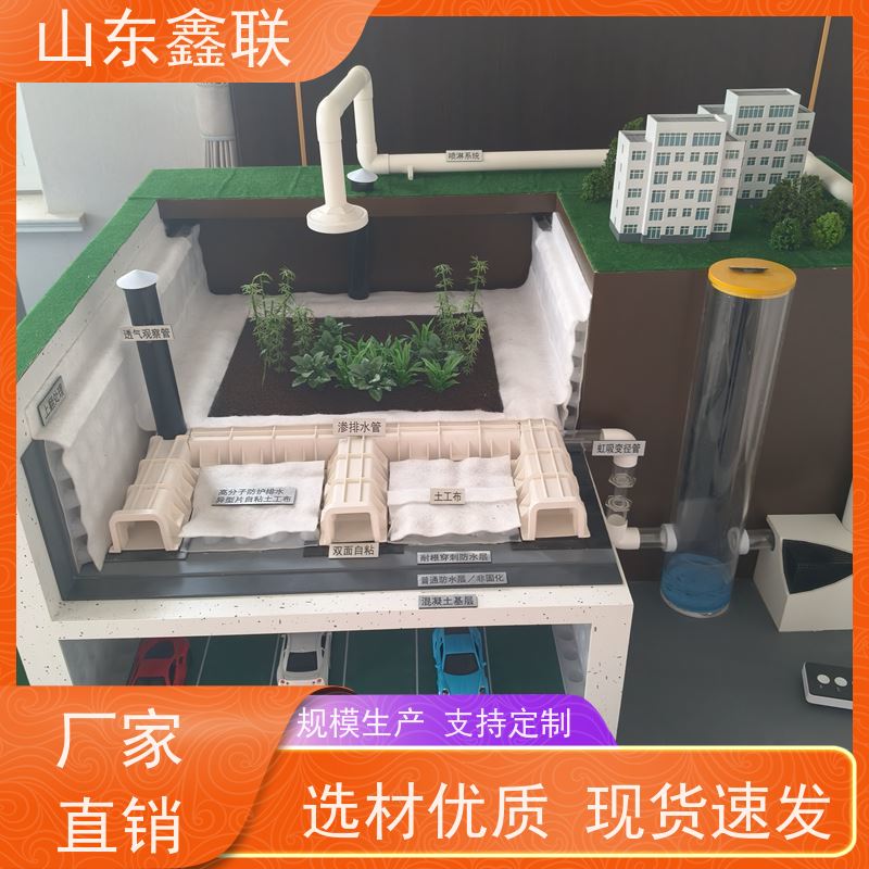 鑫联新材料 种植屋面虹吸排水系统 中国绿色建材 15高板布一体疏水板