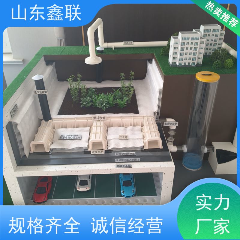 鑫联新材料 虹吸雨水排放系统 10年大厂品牌 H30双面排蓄水异形片