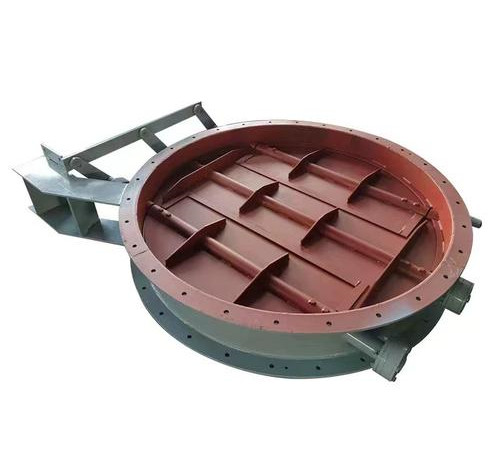 建材行业专用 方口蝶阀操作方便 灰尘截止 DN700 伟杰环保