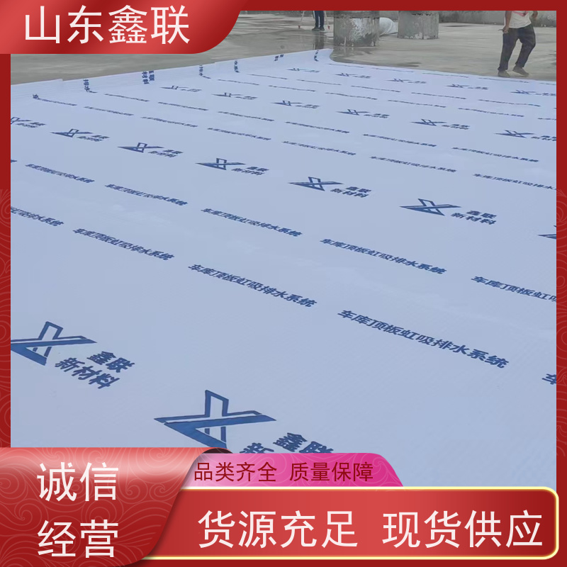 鑫联新材料 虹吸排水板施工 屋顶花园绿化 H30双面排蓄水异形片