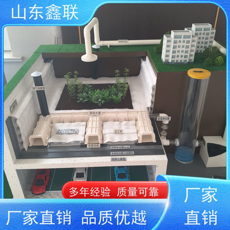 鑫联新材料 车库顶板虹吸排水 中国绿色建材 H30双面排蓄水异形片