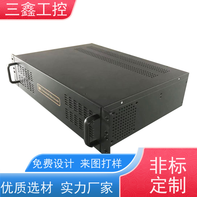非标定制1U-4U不锈钢机箱 螺丝机外罩 表面阳极氧化 烤漆 
