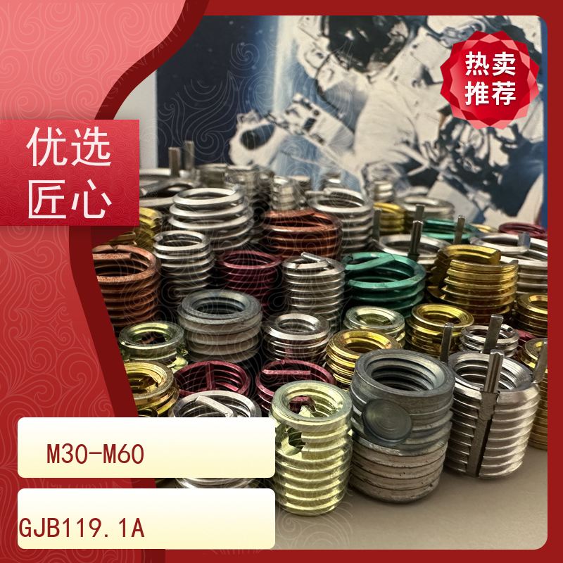 海利克工業 一站式 规格齐全 304不锈钢美制 英制 公制 钢丝螺套