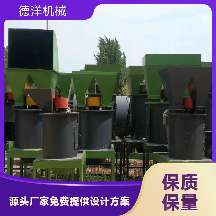 有机无机复合有机肥生产线设备养殖场用不锈钢立式粉碎机
