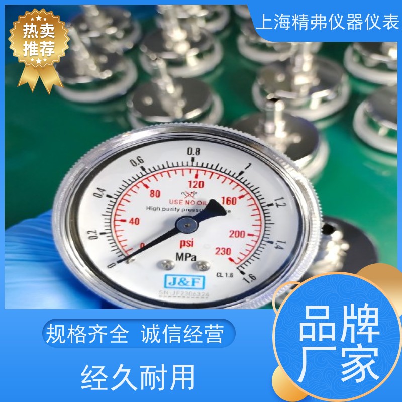 精弗仪器仪表 高洁净型 0~1.6MPa 外观精美 轴向安装