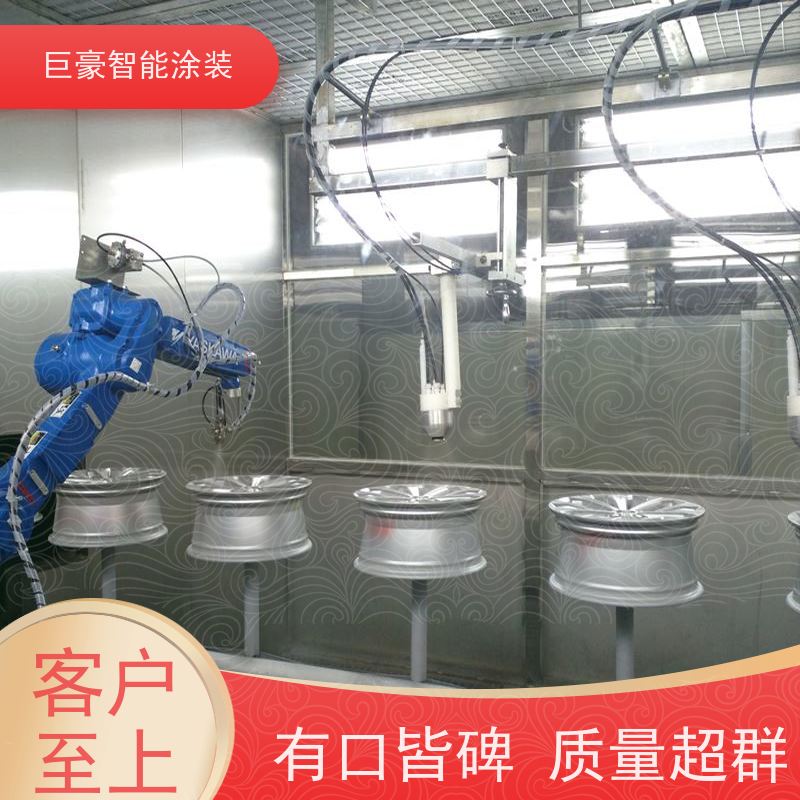 工厂定制 滑撬式输送 新能源喷涂 膜厚均匀 节省人工