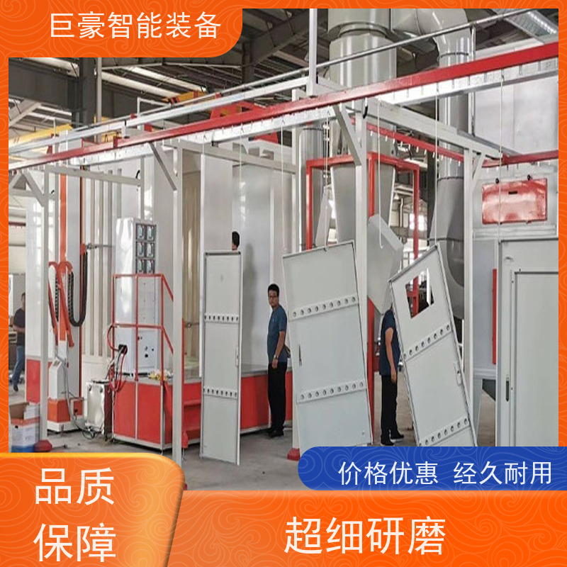 巨豪智能装备 瓦格纳喷枪 升降往复机喷涂 电燃气加热 快带换色