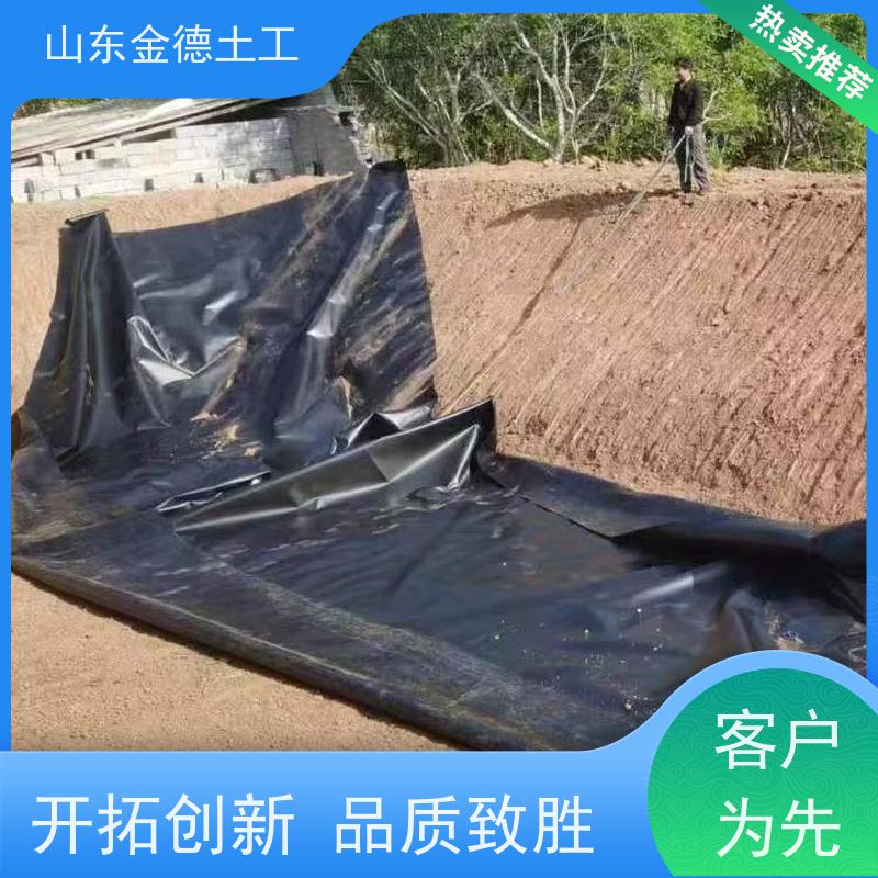 金德土工 溶解池防渗 0.75mm厚美标土工膜 耐撕裂 施工便捷