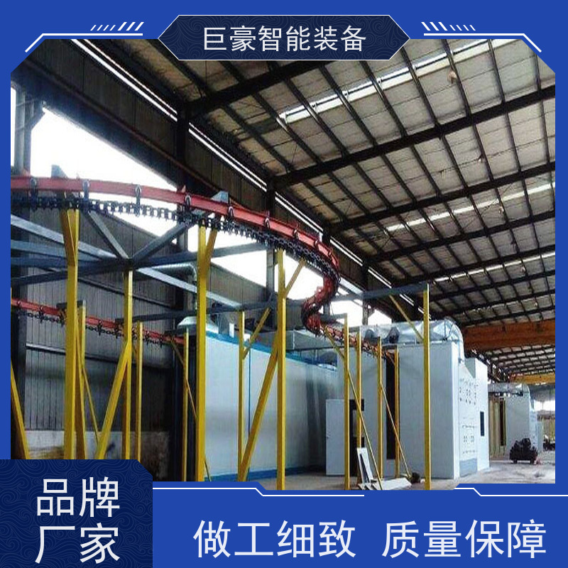 巨豪智能装备 汽车轮毂喷涂 人工半自动 合格率高