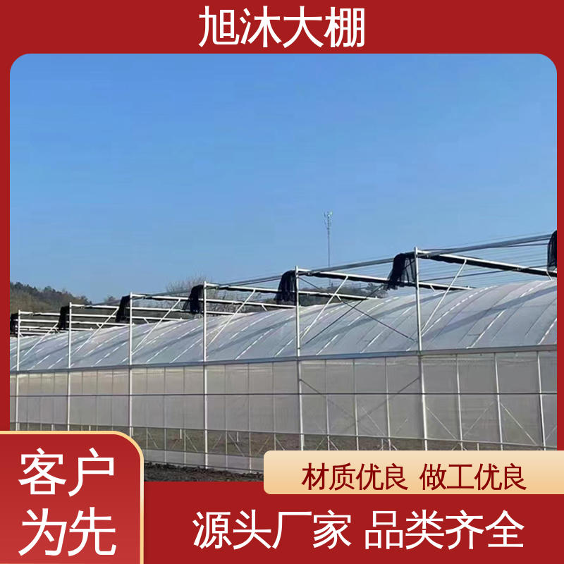 旭沐 蔬菜大棚 抗压能力强 优质耐用 连体薄膜温室大棚