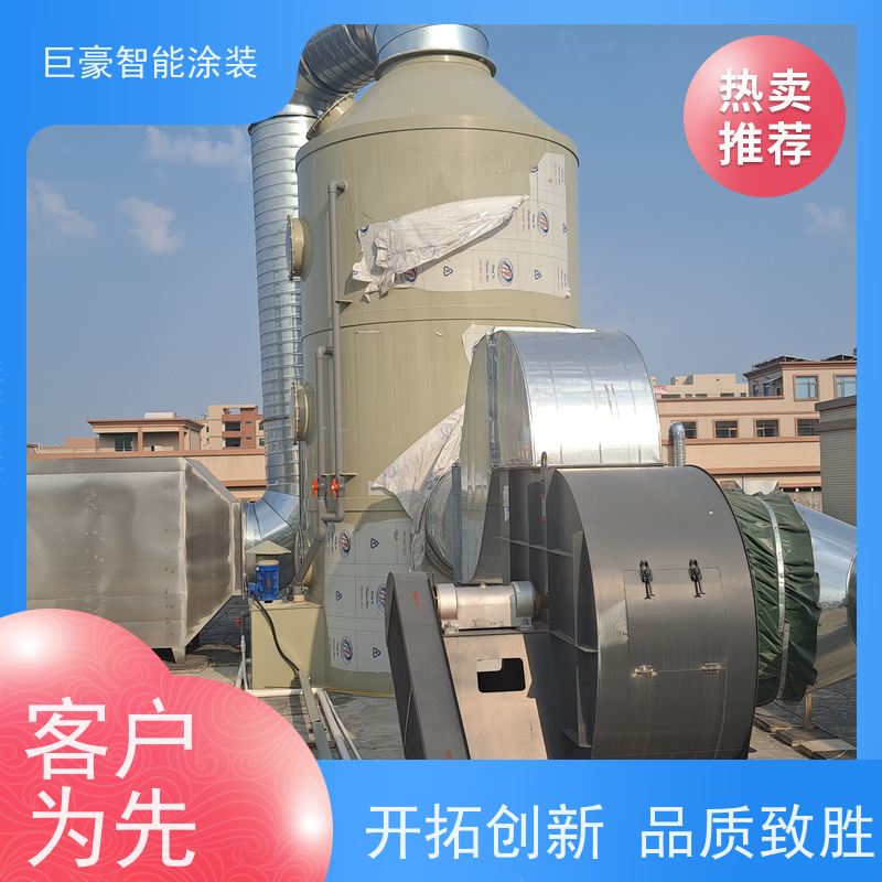 巨豪智能涂装 地轨式喷涂 五金喷粉 膜厚均匀 性能稳定