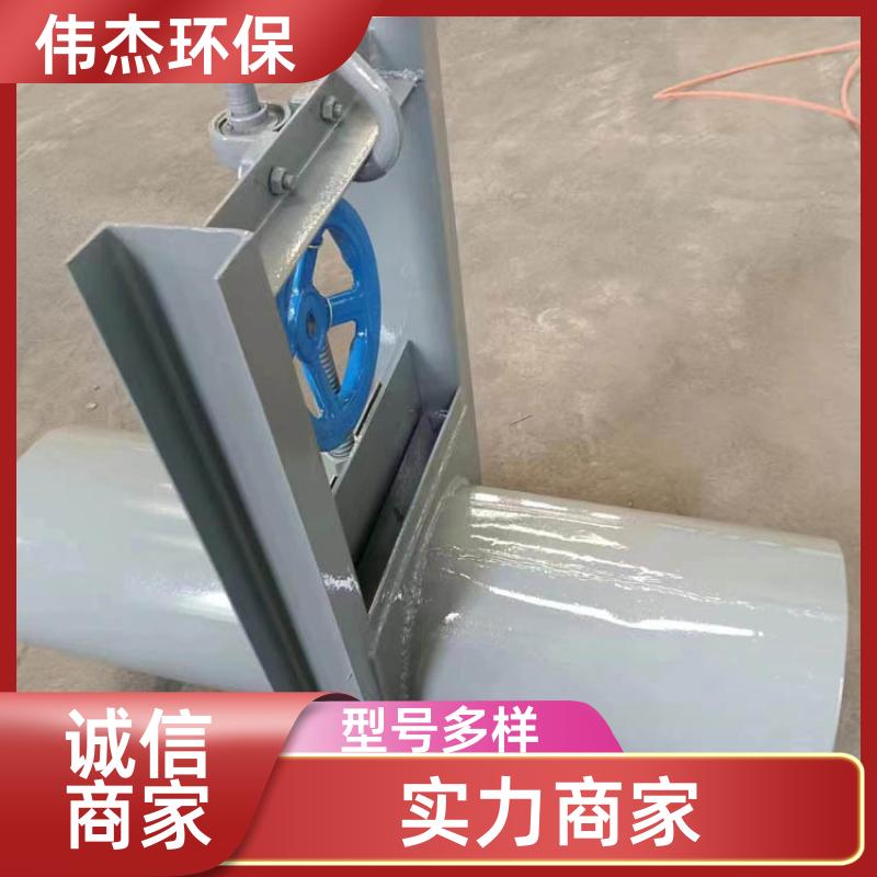 伟杰环保 料仓卸料 手动螺旋闸阀 结构紧凑 DN200 实力工厂