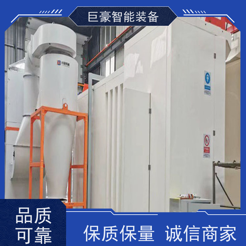 巨豪智能装备 悬挂式喷涂 静电粉末涂装 全自动上下料 上粉均匀