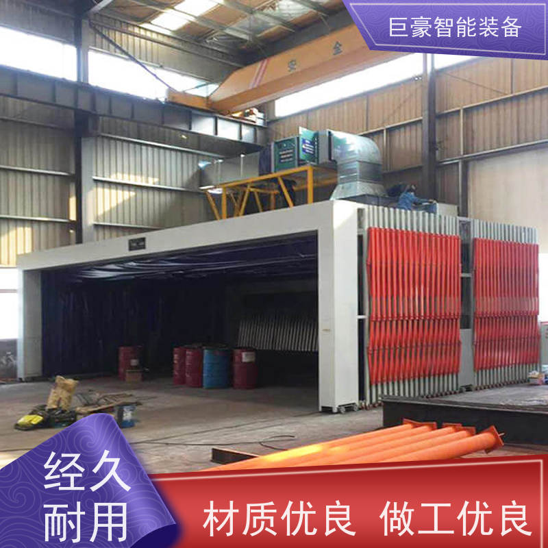 巨豪智能装备 瓦格纳喷枪 高铁构件喷涂 自动翻面 快带换色