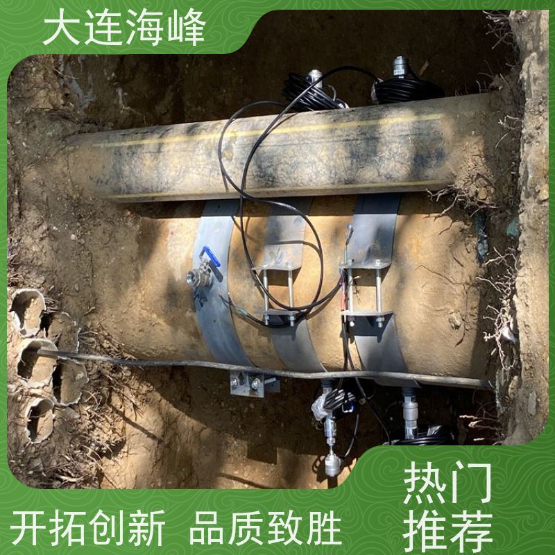 管段式双声道超声波流量计热量表 RS485远传功能 海峰仪表出品