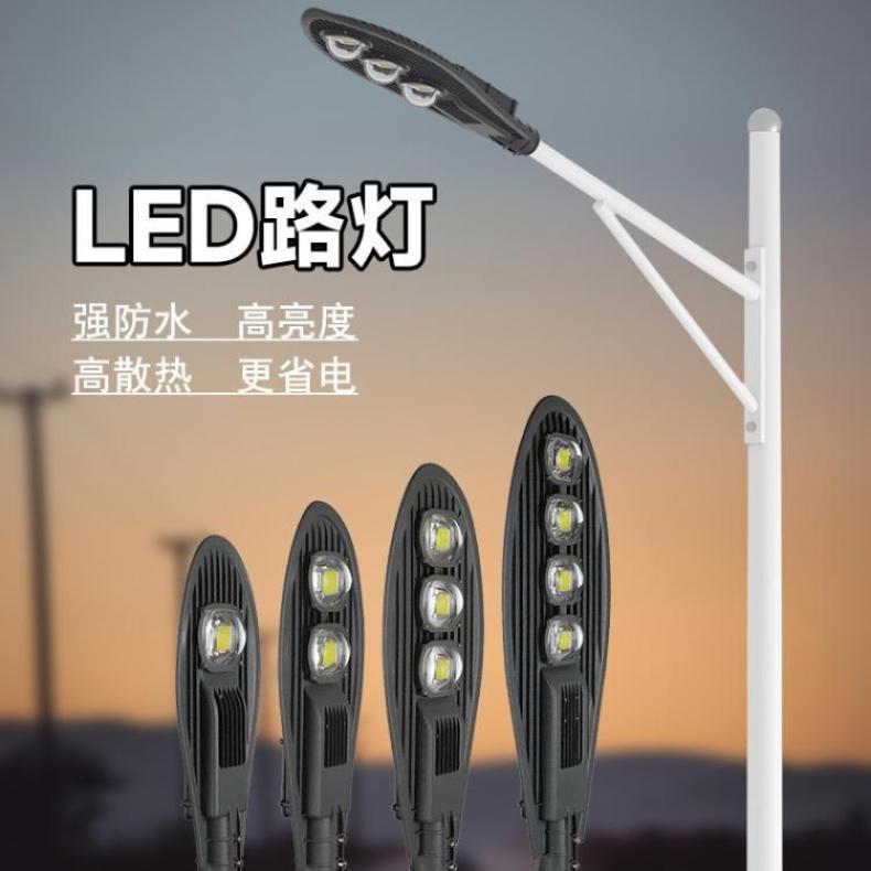 厂家批发50W80瓦100W150W200瓦LED宝剑路灯头户外防水市政工程照