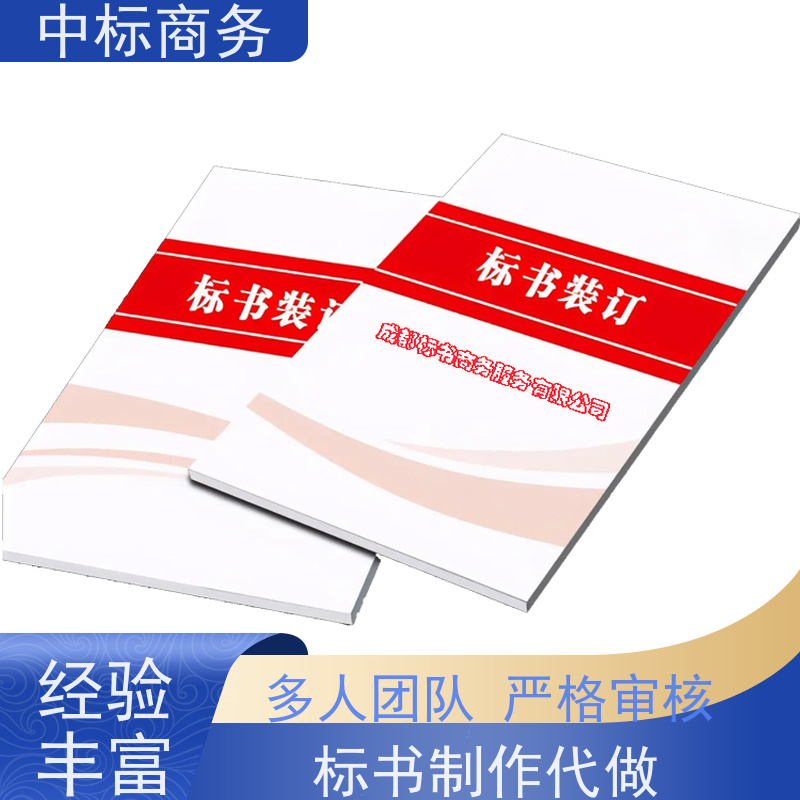 中标商务 四 川招投标书代 写代做 优秀的排版设计 一对一服务 满意为止
