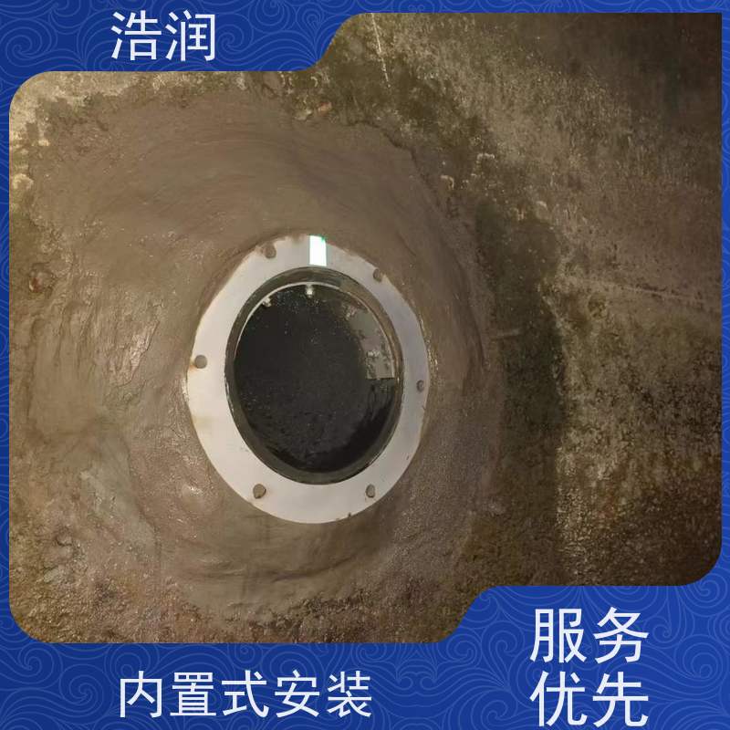 浩润长期供应管中型回流止水阀 拍门处理污水量 10-8000m3/h可定制