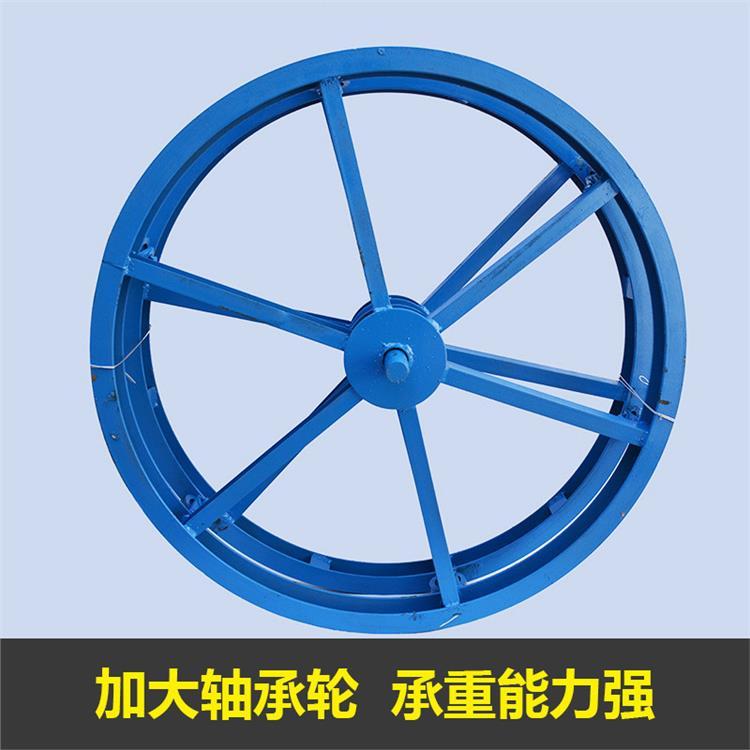 带刹车电缆放线盘圆盘1米2米槽钢卧式光缆光纤放线神器电力放线架