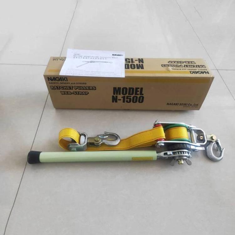 带电作业日本NGK电力架空导线拉紧器NAGAKI绝缘紧线器N1500