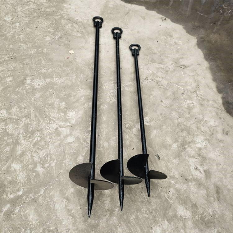 电力施工3吨5吨8吨螺旋地锚杆电力地锚钻拉线工具旋转地钻穿线杆