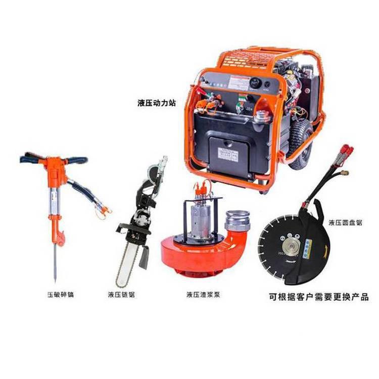 混凝土破拆工具组地震消防抢险救援组合工具五件套便携手提破碎镐