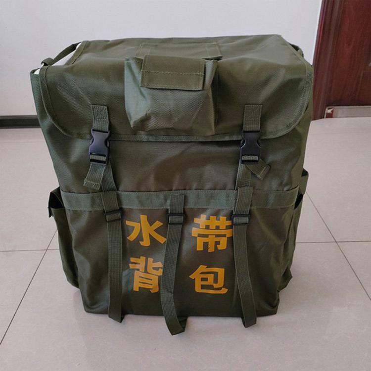 火场救援水带背包框架式背囊消防灭火水带收纳包水龙带运输包