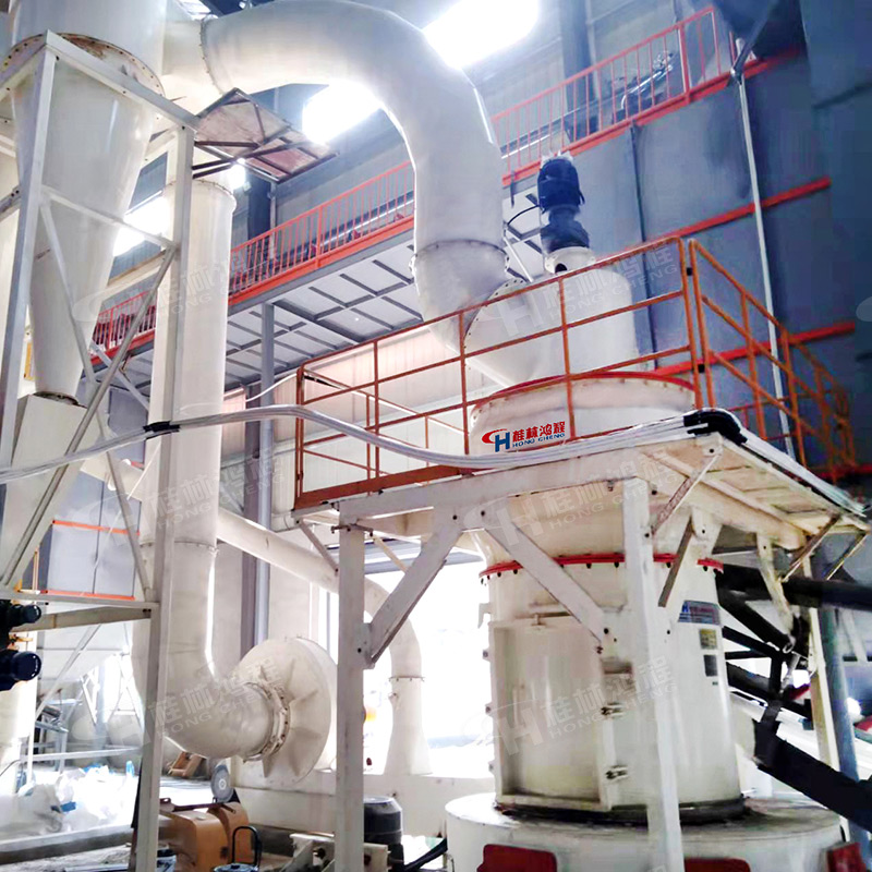 鸿程机械厂400 目膨润土环辊磨易操作款式大型矿石加工用雷蒙磨机