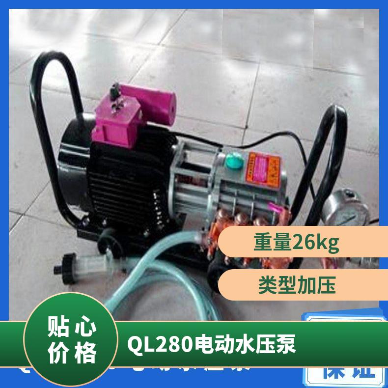 QL-280电动试压泵通过硫化机水压板提供所需压力