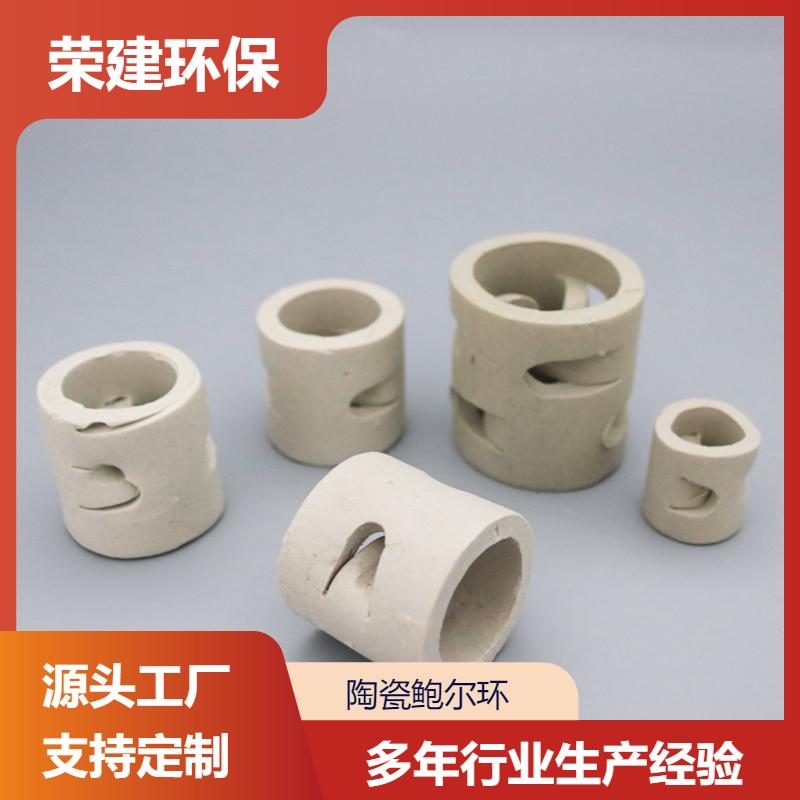 荣建环保 76mm 陶瓷鲍尔环 脱硫塔适用 免费拿样