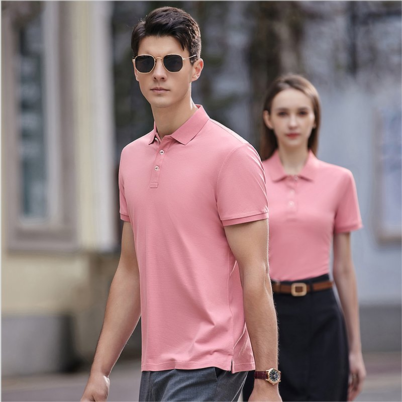 锦丹制服 广|州定做polo衫 厂家定制春夏翻领T恤短袖 免费印LOGO
