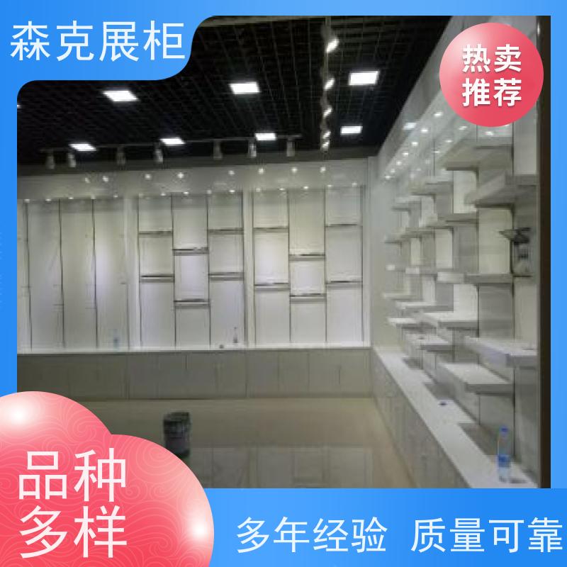 设计制作个性卡通造型展示架 木质烤漆彩色展柜 高端精品柜台