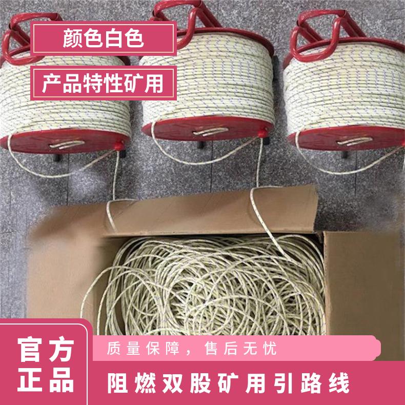 阻燃双股矿用引路线 用于井下救护设备白色发光导向绳