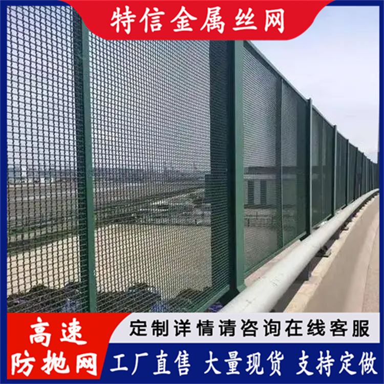 特信金属 护栏防抛网 桥梁防落物 支持定制 可开票 公路护栏网厂家