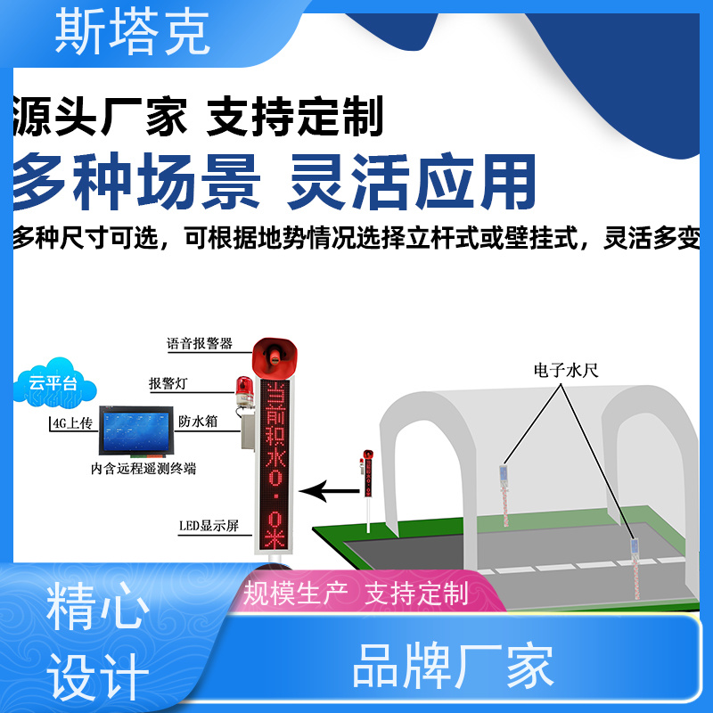 冀斯塔克 隧道 防涝预警积水远程在线监测设备 支持对接平台