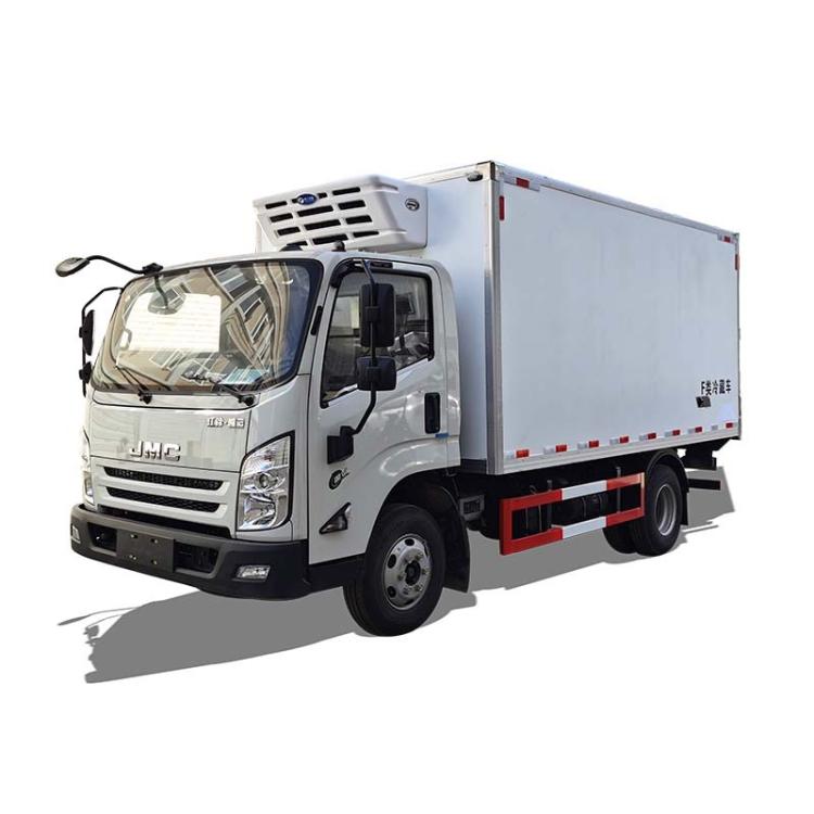 定制出口 JMC 江铃4.2米冷藏车 双温控制车 食品蔬菜冷链车