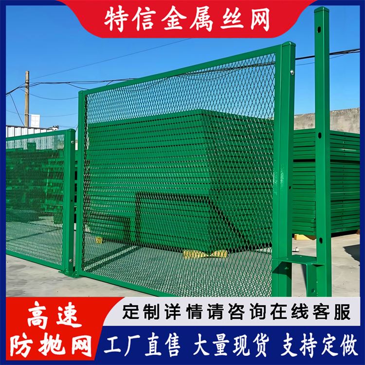 特信金属 高速路钢丝网护栏 道路的护栏网 高速桥梁防抛网 经久耐用