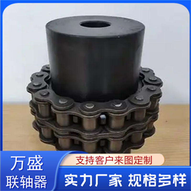 万盛 2GLD1 耐腐蚀性好 机械滚子链联轴器 压缩机专用