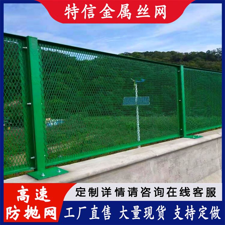 特信 铁路安全防抛网 公路护栏网 焊接防落物网 孔型齐全 厂家直供