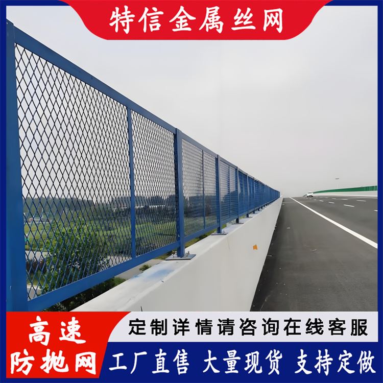 特信 高速路边铁网围栏 铁路防护围栏 桥梁护栏网 材质优良 厂家供应