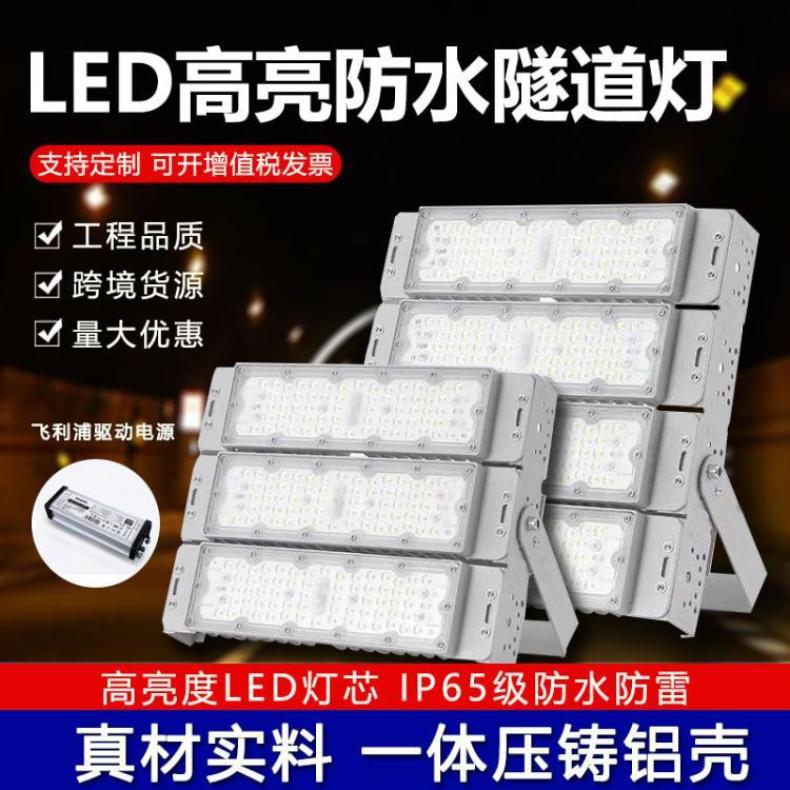 LED模组投光灯户外防水球场体育馆投工地广场大功率隧道灯
