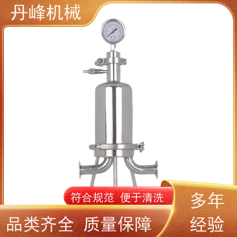 丹峰 不锈钢过滤器0.22微米单芯 过滤设备非标定制