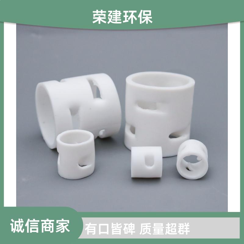 废气处理用 PTFE四氟鲍尔环 耐高温耐腐蚀 按需定制 荣建环保化工