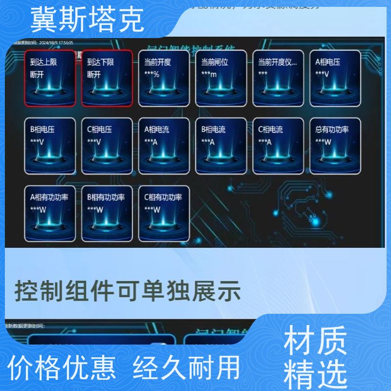 冀斯塔克STK-S19 污水处理 精细化节水控制系统闸门 明渠流量监测