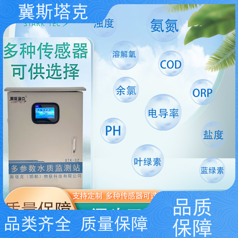 冀斯塔克 氨氮浊度溶氧COD 水质箱体式检测设备 防尘防水连续监测
