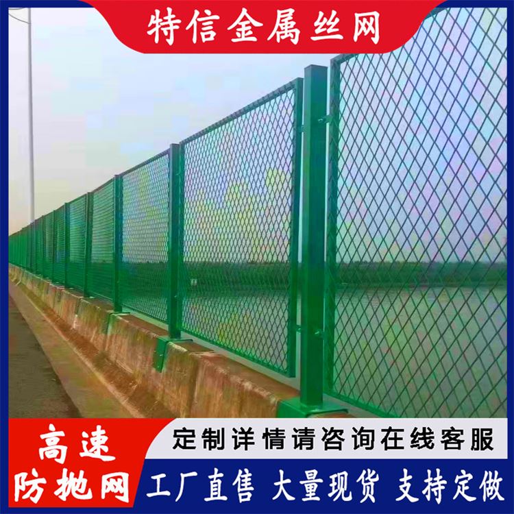 特信 公路钢丝网护栏网 公路的围栏网 桥梁防抛网围栏 材质优良