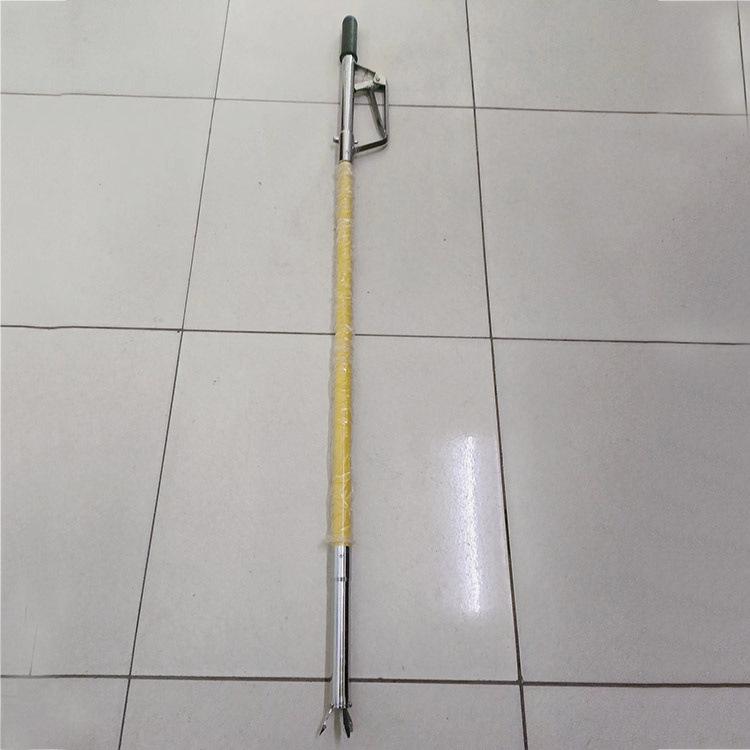 电力施工高压枪式接地棒便携式绝缘操作棒分节式爪式操作杆