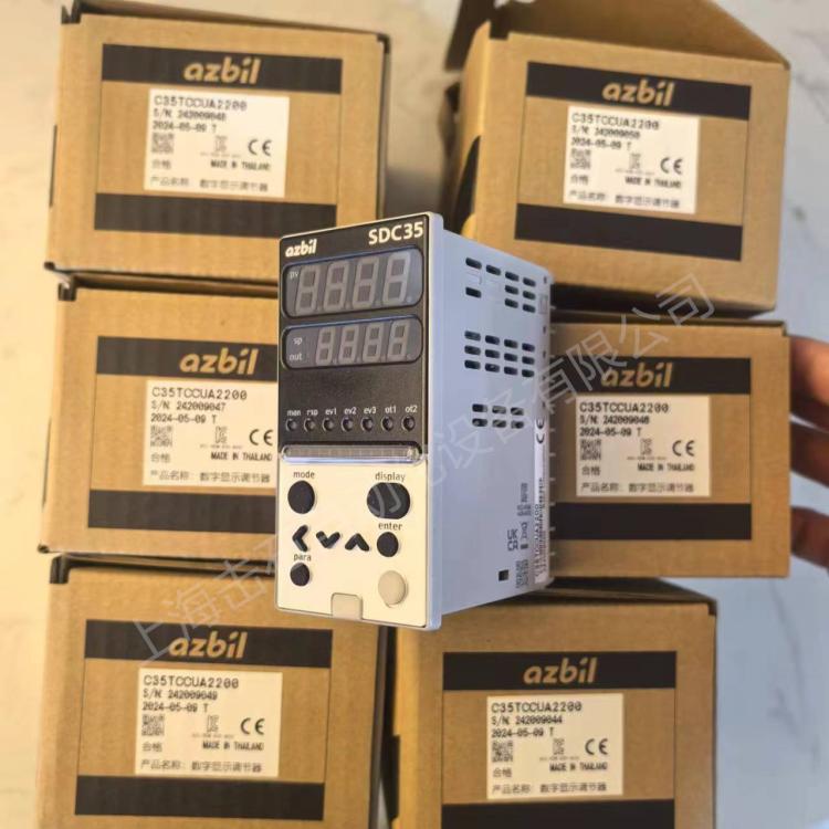 山武azbil温控器C35TC0UA3400M300 AC220V面板安装