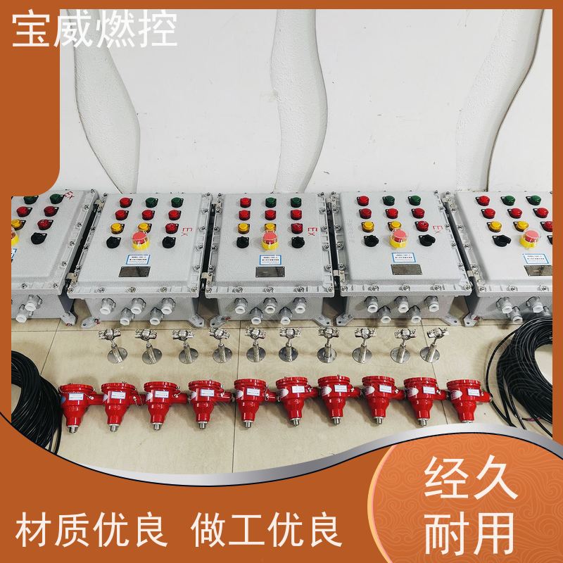 宝威燃控 卧式包 熄火保护报警控制箱 生产厂家