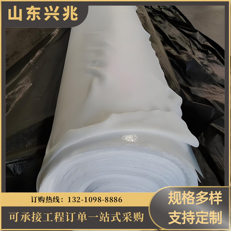 河道水库蓄水池水利工程两布一膜 人工湖景观湖防渗复合土工膜